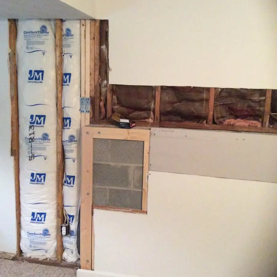 Wall insulation replacement during Structural Drying in Atascadero